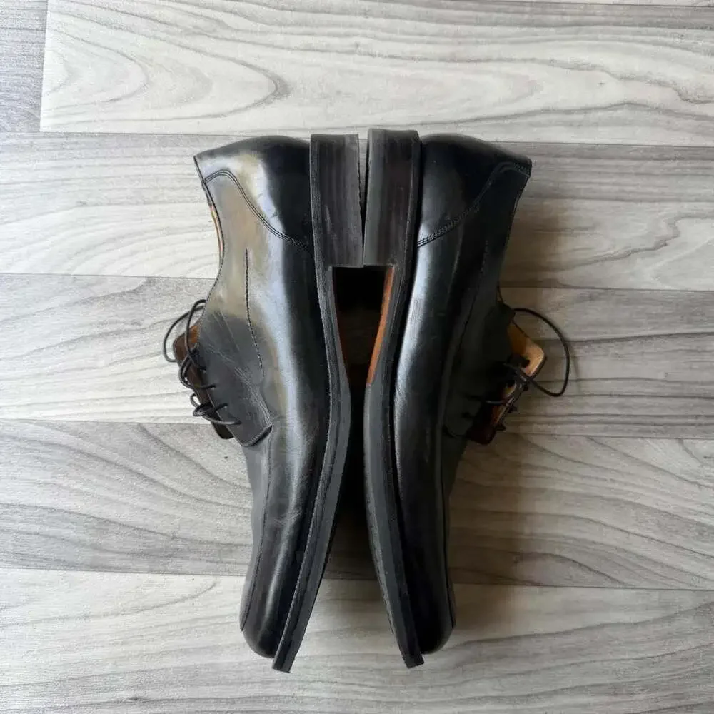 Johnston & Murphy Signature Series Black Leather Oxford Dress Shoes